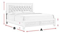 Beds by mattress size