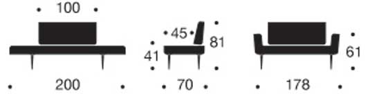 ZEAL størrelse i centimeter