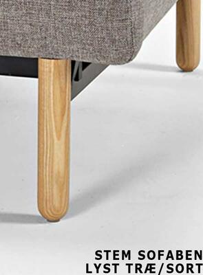SP chair legs STEM HL, light wood -without mattress