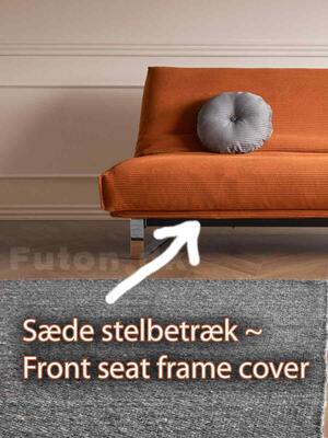 Front seat frame cover 120 for 7-in-1 sofa