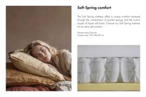 SOFT Spring Nordic madras 120x200 - Valgfri stof