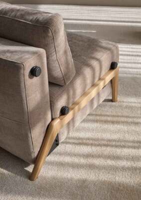 CUBED wood sofa 140 Valgfri stof XXX