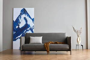 Complete Junus sofa / SOFT Spring mattress / Nordic cover / seat frame cover. DIY