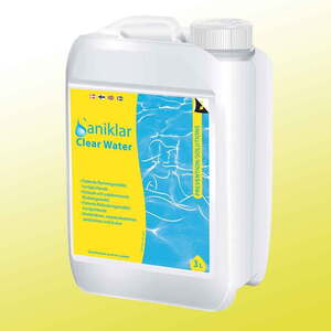 Saniklar Clear Water er et flydende flokningsmiddel (klaringsvæske), der 
anvendes, hvor der ønskes en hurtig forbedring af poolens klarhed