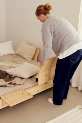 Social bed frame