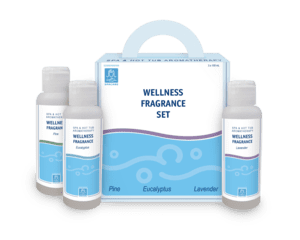 SpaCare Wellness Duft sæt 3x100ml Eucaluptys, Lavendel og Fyrretræ