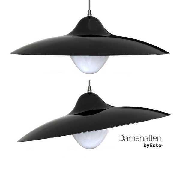 Pendel LED DAMEHATTEN. Design by.: Esko Schmidt-Sørensen / ESKOdesign.