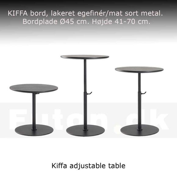 KIFFA bord højdejusterbart egefiner