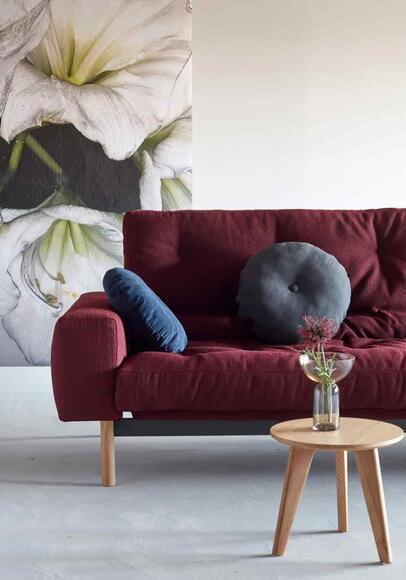 Komplet Mimer sofa / Spring Nordic madras / sæde stelbetræk. Valgfri stof