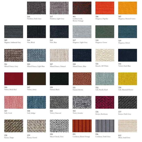 Complete Aslak sofa 140 / Classic Nordic mattress. Optional fabric