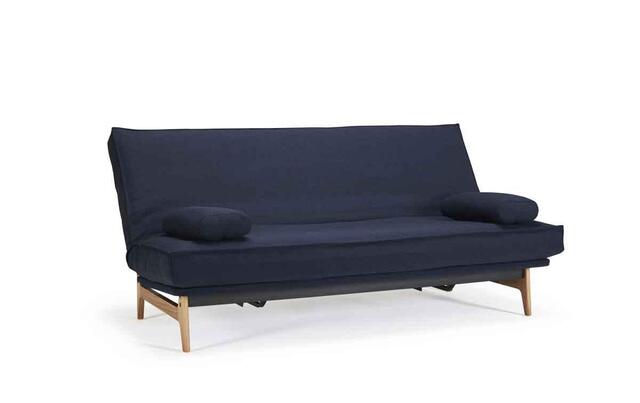 Complete Aslak sofa 140 / Latex mattress / Sharp plus cover / seat frame cover. Optional fabric