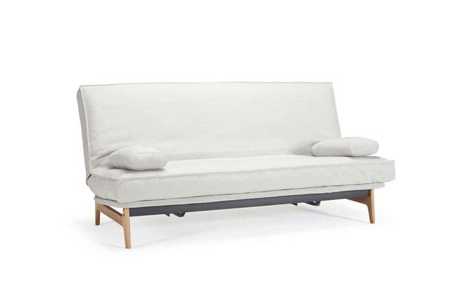 Complete Aslak sofa 140 / Spring mattress / Sharp plus cover / seat frame cover. Optional fabric