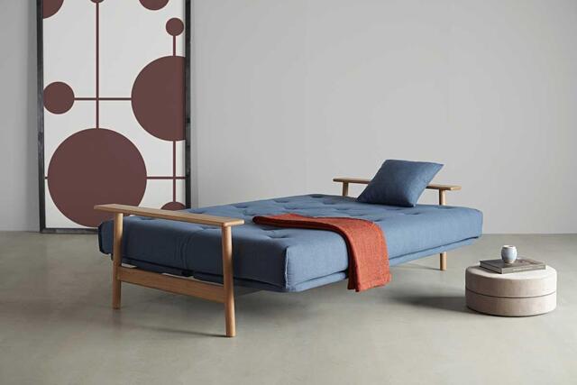 Complete  Balder sofa / Classic Nordic mattress / seat frame cover. Optional fabric