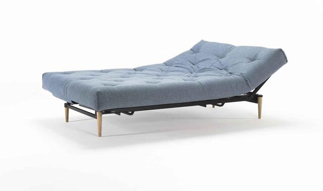 Complete Colpus sofa light legs / Classic Nordic mattress. Optional fabric