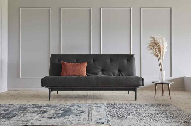 Komplet Colpus sofa sorte ben / Classic Nordic madras / Sæde stelbetræk. Valgfri stof