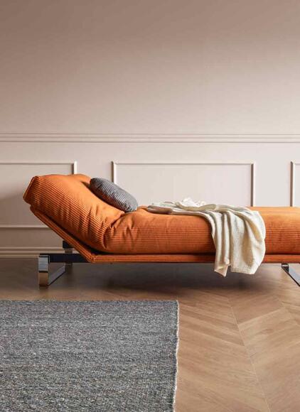 Komplet Minimum sofa / SOFT Spring madras / Nordic betræk / sæde stelbetræk. Valgfri stof