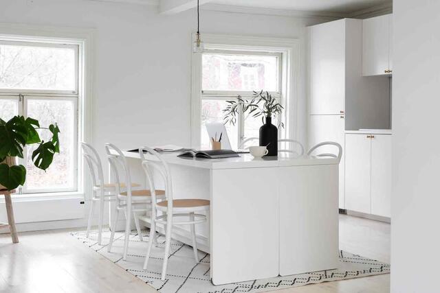 Bord-Seng Hvid 140x200 cm. bordsengen i højeste kvalitet fra Finland