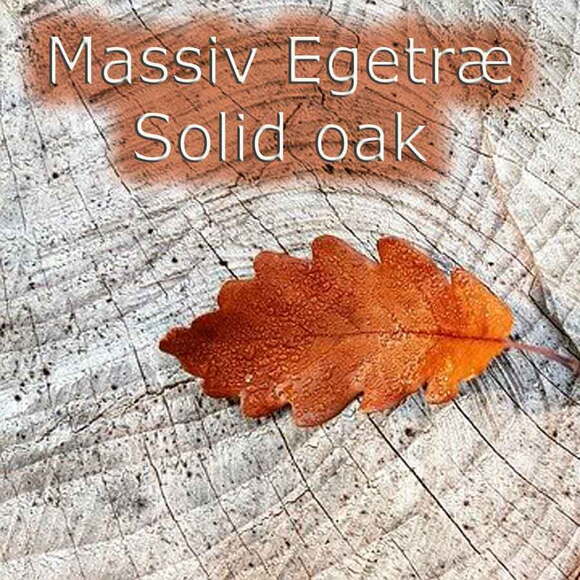 Via Ellipse 120 coffee table Oak Naturally oiled