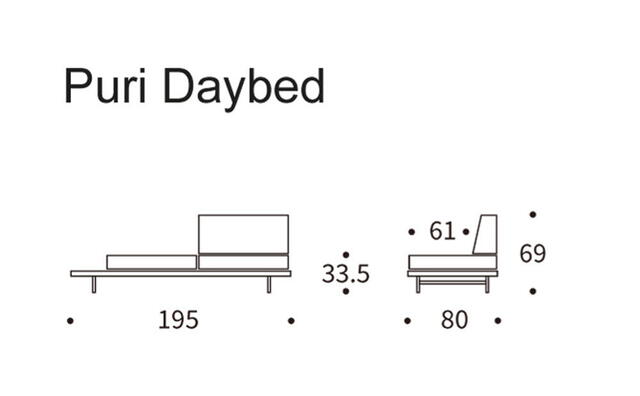 Puri-Daybed-størrelse