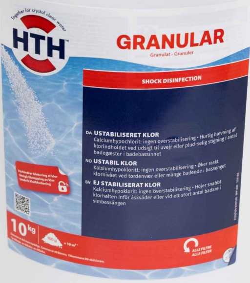 HTH Klor granulat 10 kg