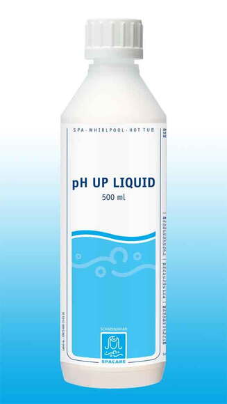 SpaCare pH Up Liquid bruges til at hæve
pH-værdien. SpaCare pH Up Liquid er det
samme som SpaCare pH Up Granular – 
bare i en flydende udgave.