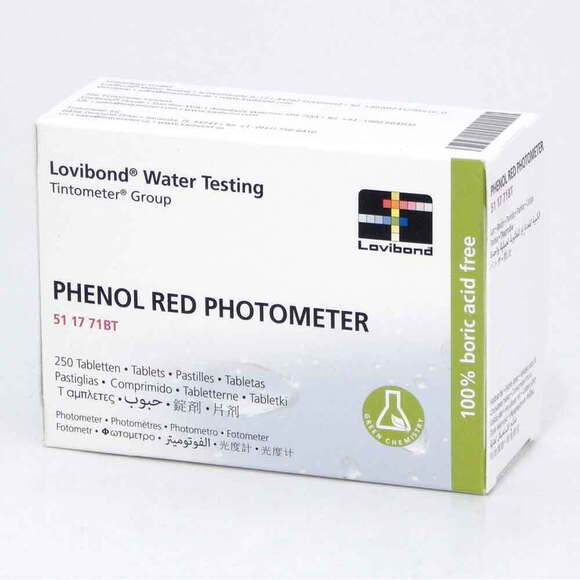 pHenol Red testtabletter bruges til måling af pH i photometer