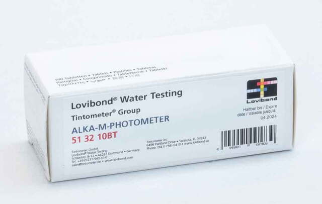 Alka-M testtabletter bruges til måling af alkalinitet i photometer.