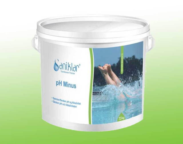 Pro Pool Pakke 2. HTH klor & Saniklar pH Minus & Saniklar Super Kleral