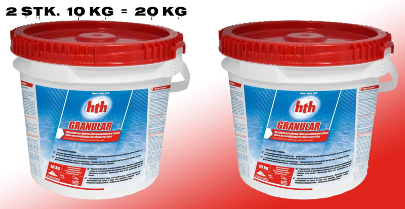 HTH Klor granulat til pool 20 kg