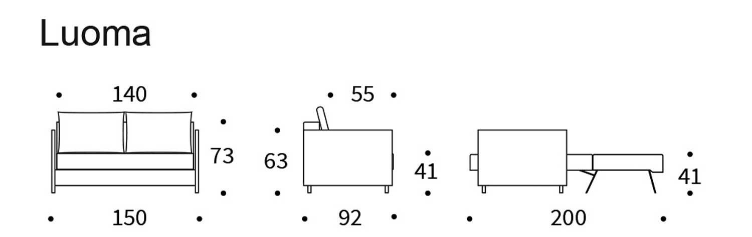 Luoma sofa 140 D.I.Y. Innovation Living
