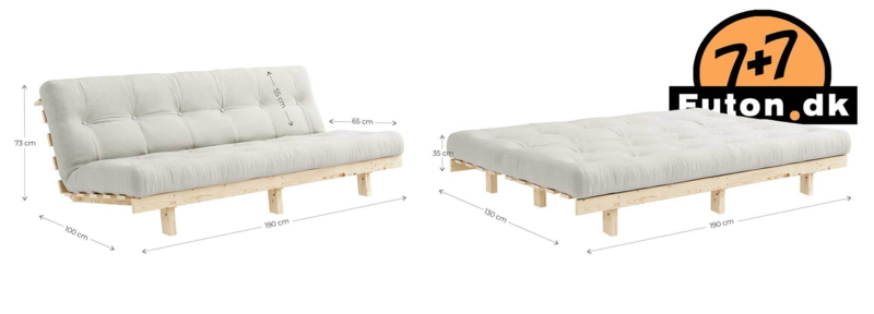 Lean 130x200 sovesofa fra Karup Design