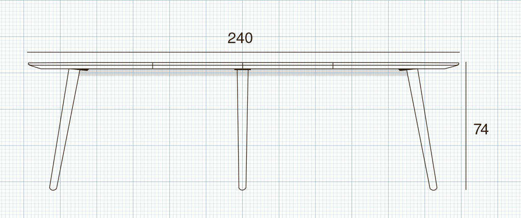 EAT SOLID spisebord Ø140 med 2 plader