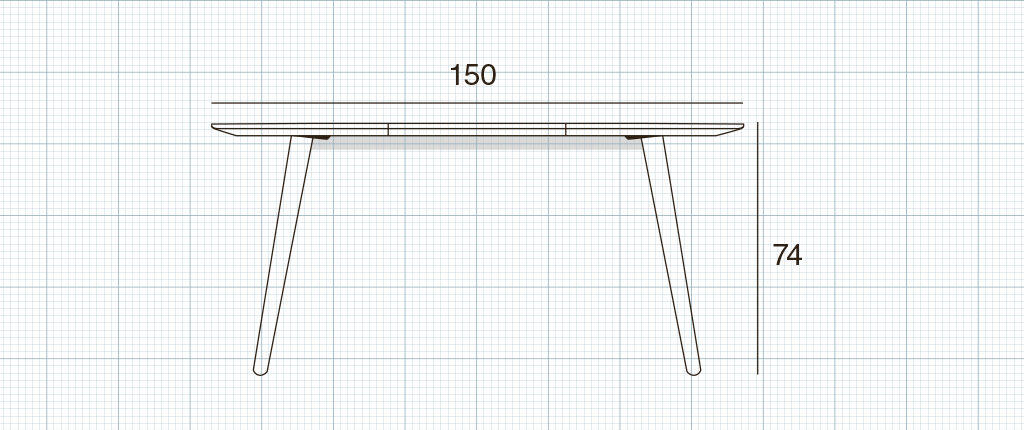 EAT SOLID spisebord Ø100 med 2 plader