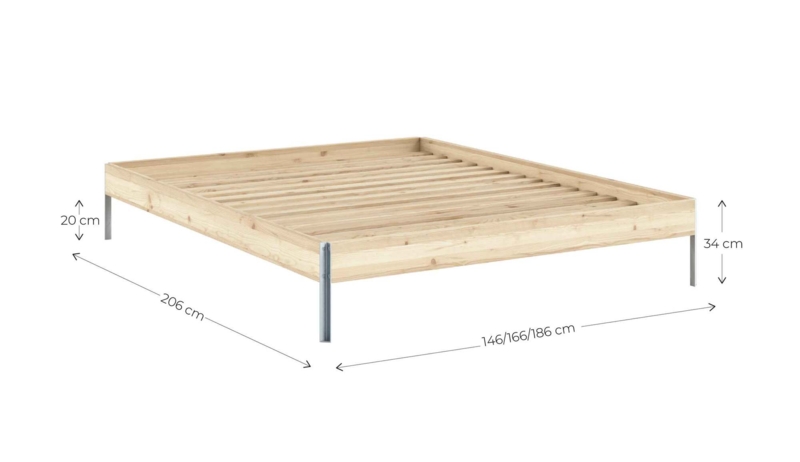 Vælg stel farve
Fyrretræ. 100. Ubehandlet
BEN
Core BEN. 400 Galvaniseret stål