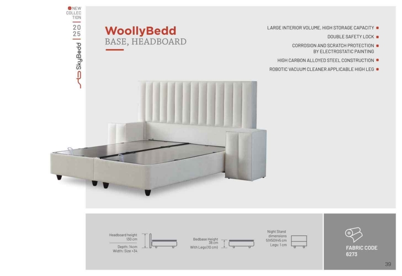 Woolly Plus seng Opbevaringssenge