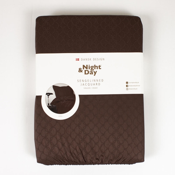 Night & Day Sengetøj sæt Opal, Brun