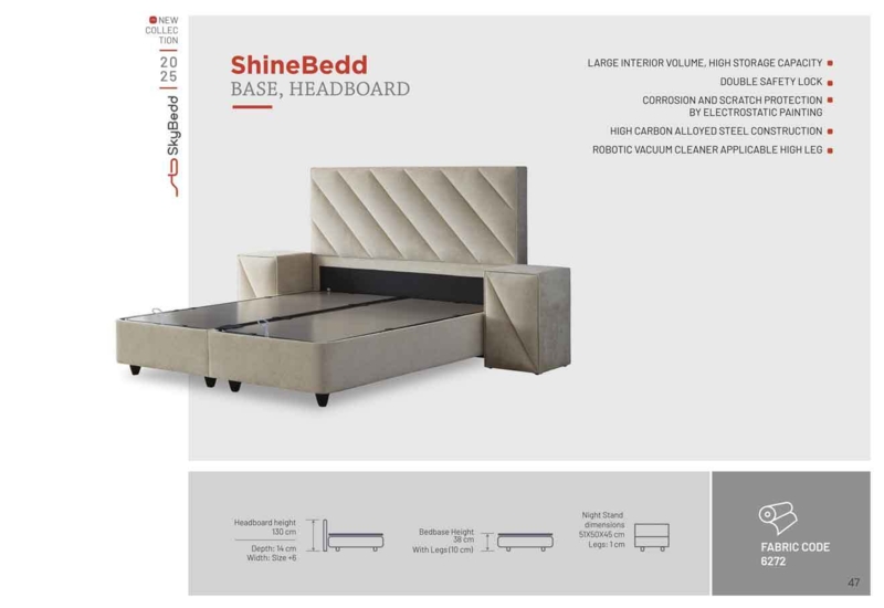 Shine-Plus Nightstand SET Right & Left table