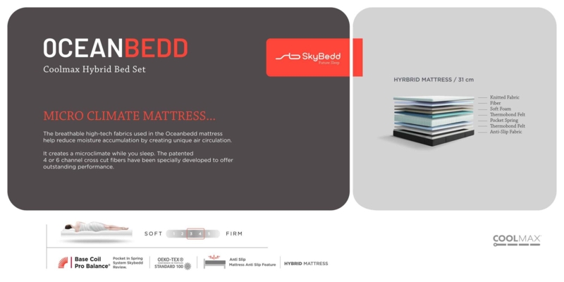 Ocean Plus seng med opbevaring