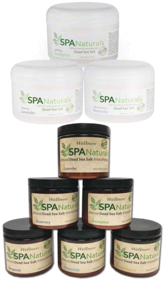 inSPAration Spa Naturals Dufte Dødehavssalt 6x255 g