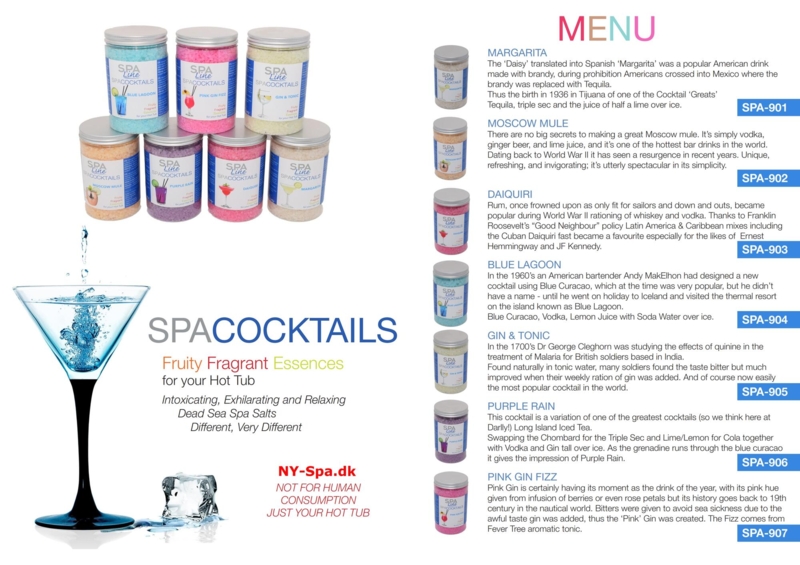 Spa Cocktails - Duftsalte til spabad