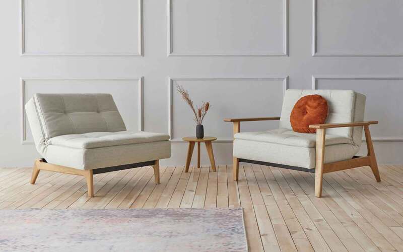 DUBLEXO EIK stol Valgfrit stof