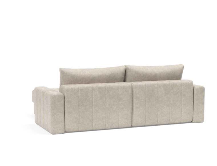 Akello sovesofa med Chaiselonge og Armlæn. Tekstil Dess.280