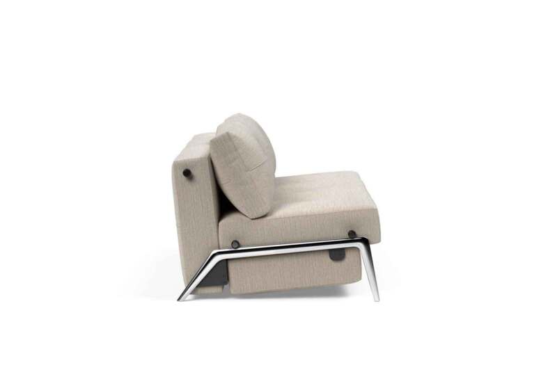 CUBED sofa with aluminum legs 160 Optional fabric