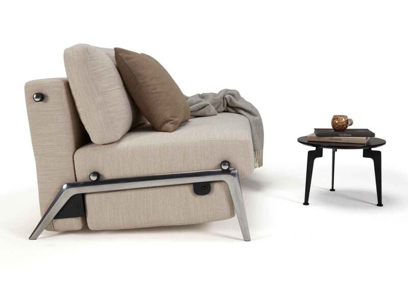 CUBED sofa with aluminum legs 140 Innovation Living