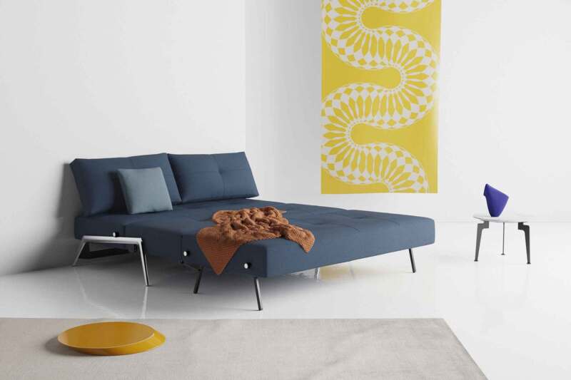 CUBED sofa with aluminum legs 140 Innovation Living