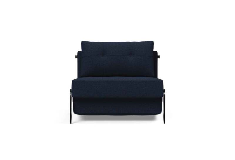 CUBED stol aluminiumsben 90 vælg selv stof