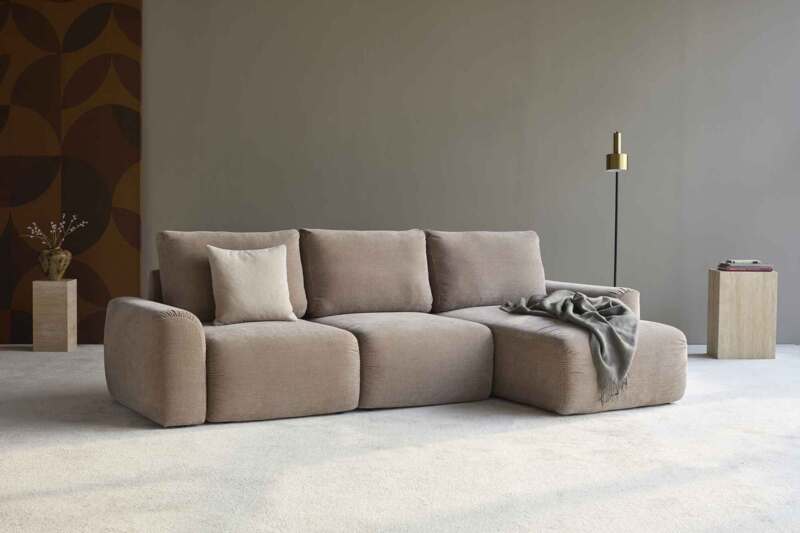 Norum Sofa Bed with Chaise Lounge