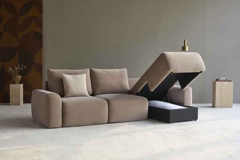 Norum Sofa Bed with Chaise Lounge