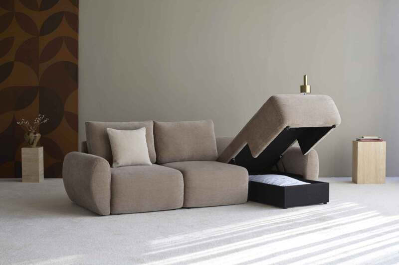Norum Sofa Bed with Chaise Lounge
