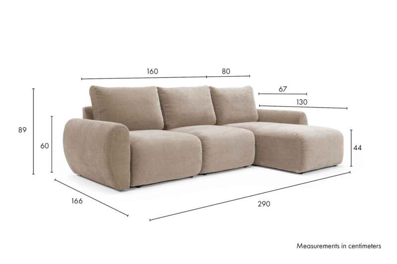 Norum Sofa Bed Chaise Lounge.